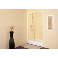 Прямоугольная душевая дверь Kolpa-San (Колпа-Сан) Q-line (Ку-лайн) TV/2D 130 для душевого поддона в ванной комнате
