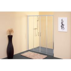 Прямоугольная душевая дверь Kolpa-San (Колпа-Сан) Q-line (Ку-лайн) TV/4D 150 для душевого поддона в ванной комнате