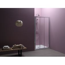 Прямоугольная душевая дверь Kolpa-San (Колпа-Сан) Luna TV3D/S 80 для душевого поддона в ванной комнате