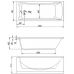 Прямоугольная акриловая ванна Kolpa-San (Колпа-Сан) Arianna (Арианна) 170*70 для ванной комнаты