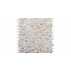 Испанская мозаика L'Antic Colonial (Лантик Колониаль) Mosaico Tribal Pearl White G-523 28.6*28.3 см для ванной комнаты