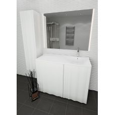 Мебель Lotos (Лотос) Алисия 120 см для ванной комнаты, напольная, под стиральную машину