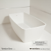 Прямоугольная ванна MonteBianco (МонтеБианко) Venice Uno (Венис Уно) 184*90 см из акрилового камня для ванной комнаты
