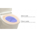 Многофункциональная электронная крышка-биде Novita (Новита) Nanobidet (Нанобидэт) Tokyo (Токио) для унитаза в ванной комнате и туалете
