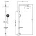 Душевая система Nikles (Никлс) Fresh 6R (Фреш) D65MS.01.012.05F для ванной комнаты и душа