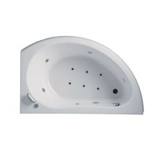 Асимметричная акриловая ванна Vagnerplast Corona (Корона) 160*80 см для ванной комнаты