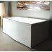 Асимметричная акриловая ванна Novitek (Новитек) Illusio (Иллюзия) 180*110 см для ванной комнаты