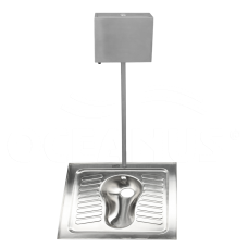 Чаша генуя Oceanus (Океанус) 4-005.2 из нержавеющей стали для ванной комнаты и туалета