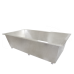 Прямоугольная ванна Oceanus (Океанус) 11-001.1 170*90 см из нержавеющей стали для ванной комнаты