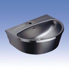 Раковина-умывальник Sanela (Санэла) SLUN 01 93010 56 см из нержавеющей стали для ванной комнаты
