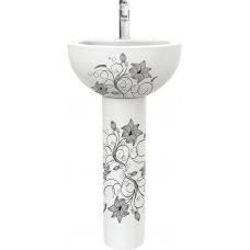 Раковина-умывальник Sanita Luxe (Санита Люкс) Art Flora (Арт) для ванной комнаты