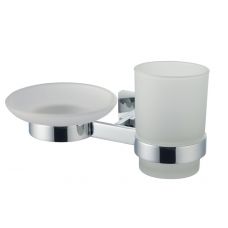 Держатель SmartSant (СмартСант) Модерн (Modern) SM02053AA для стакана и мыла в ванной комнате