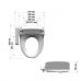 Многофункциональная электронная крышка-биде Solvi A-150 для унитаза в ванной комнате и туалете