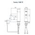 Автоматический термостатический смеситель Stern Trendy 1000 TE 236910 для раковины и умывальника