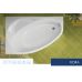 Асимметричная акриловая ванна Vagnerplast (Вагнерпласт) Flora (Флора) 150*100