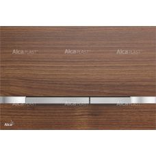 Кнопка управления Alcaplast Flat Wood Stripe Teak для системы инсталляции