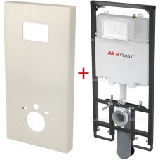 Комплект Alcaplast Slimbox Короб + A1101/1200 Sádromodul Slim для унитаза