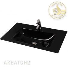 Раковина Акватон Rimini 80 Float Black для мебели в ванной комнате
