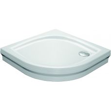 Полукруглый душевой поддон Ravak Galaxy Elipso PAN 80*80 для душевой шторки в ванной комнате