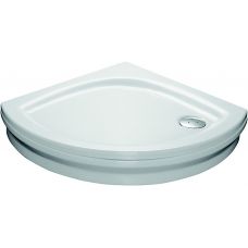 Полукруглый душевой поддон Ravak Galaxy Modus PAN 90*90 для душевой шторки в ванной комнате