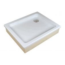 Прямоугольный душевой поддон Ravak Kaskada Aneta EX 75*90 для душевой шторки в ванной комнате