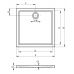 Акриловый прямоугольный душевой поддон Riho (Рихо) Zurich DA74 274 120*80 см для душевой шторки в ванной комнате