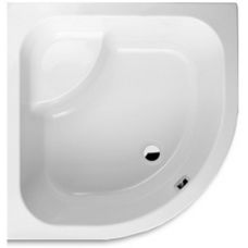 Акриловый полукруглый душевой поддон Riho (Рихо) 342/343 90*90 см для душевой шторки в ванной комнате