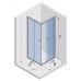 Прямоугольная душевая шторка Riho (Рихо) Lucena Square 100*100 для душевого поддона в ванной комнате
