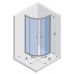Полукруглая душевая шторка Riho (Рихо) Lucena Quadrant 80*80 для душевого поддона в ванной комнате