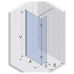 Прямоугольная душевая шторка Riho (Рихо) Polar P201 160*90 для душевого поддона в ванной комнате