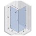 Прямоугольная душевая шторка Riho (Рихо) Scandic (Скандик) S201 80*80 см для душевого поддона в ванной комнате