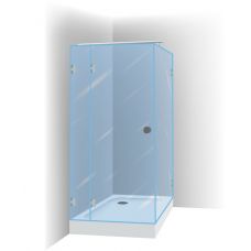 Прямоугольная душевая шторка Riho (Рихо) Scandic (Скандик) S203 80*80 см для душевого поддона в ванной комнате