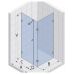 Прямоугольная душевая шторка Riho (Рихо) Scandic (Скандик) S204 90*90 см для душевого поддона в ванной комнате