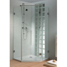 Многоугольная душевая шторка Riho (Рихо) Scandic (Скандик) S301 100*100 см для душевого поддона в ванной комнате