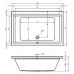 Прямоугольная акриловая ванна Riho (Рихо) Castello 180*120 (Кастелло)