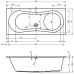 Прямоугольная акриловая ванна Riho (Рихо) Parson (Парсон) 180*80 см для ванной комнаты