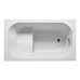 Прямоугольная акриловая ванна Riho (Рихо) Petit 120*70 (Петит) с сидением
