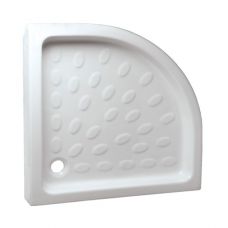 Полукруглый душевой поддон Vidima (Видима) W856901 80*80 см для душевой шторки в ванной комнате