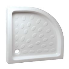 Полукруглый душевой поддон Vidima (Видима) W857001 90*90 см для душевой шторки в ванной комнате