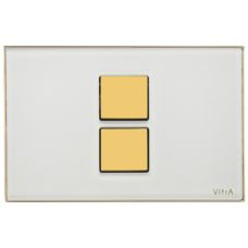 Панель смыва Vitra (Витра) Twin 2 740-0102 для инсталляции