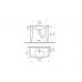 Раковина-умывальник Vitra (Витра) Efes (Эфес) 6209B003-0001, 100 см для ванной комнаты