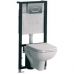 Комплект Vitra (Витра) S20 9004B003-7200 (инсталляция, кнопка смыва, унитаз и сидение) для ванной комнаты и туалета