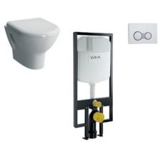 Комплект Vitra (Витра) Zentrum 5785B003-7206 (9012B003-7206) для ванной комнаты и туалета