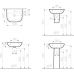 Раковина-умывальник Vitra (Витра) S 20 (С 20) 5501B003-0001, 50 см для ванной комнаты
