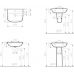 Раковина-умывальник Vitra (Витра) S 20 (С 20) 5502B003-0001, 55 см для ванной комнаты