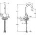 Термостатический смеситель Vitra (Витра) AquaHeat (АкваХит) A47037EXP для раковины