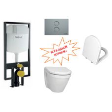 Комплект Vitra (Витра) S50 9003B003-7200 для ванной комнаты и туалета