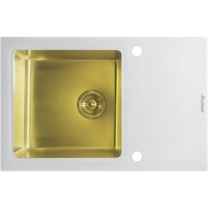 Мойка для кухни Seaman Eco Glass SMG-780W-Gold