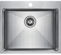 Мойка для кухни Paulmark Isar PM805951-BS брашированная нержавеющая сталь