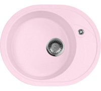 Мойка для кухни AquaGranitEx M-18l светло-розовая